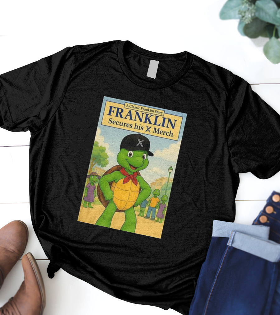 Franklin Secures His X Merch A Classic Franklin Story T-Shirt