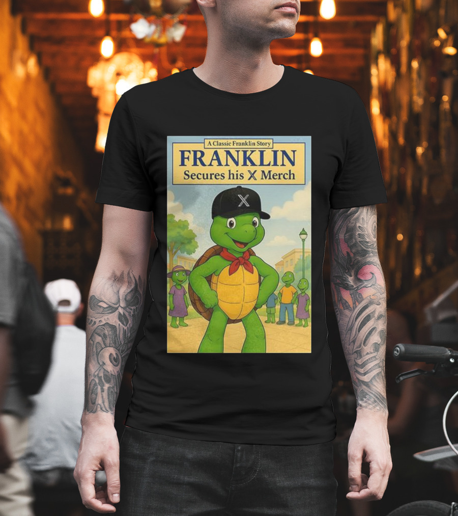 Franklin Secures His X Merch A Classic Franklin Story T-Shirt