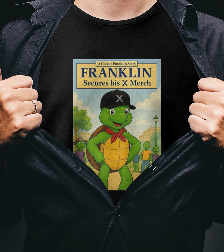 Franklin Secures His X Merch A Classic Franklin Story T-Shirt