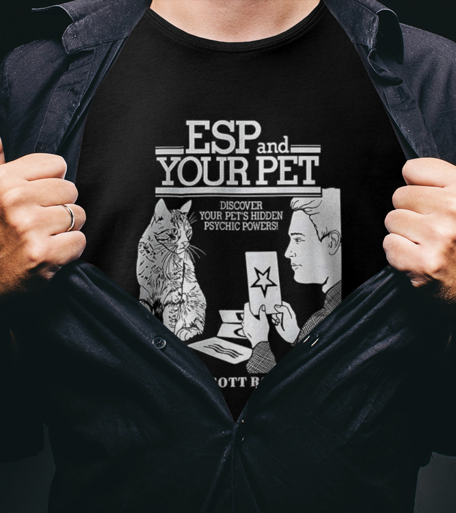 ESP And Your Pet Discover Hidden Psychic Powers By D. Scott Rogo T-Shirt