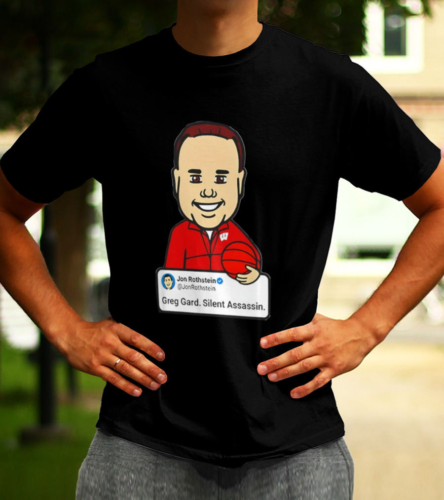 Greg Gard Silent Assassin Jon Rothstein Cartoon Basketball T-Shirt