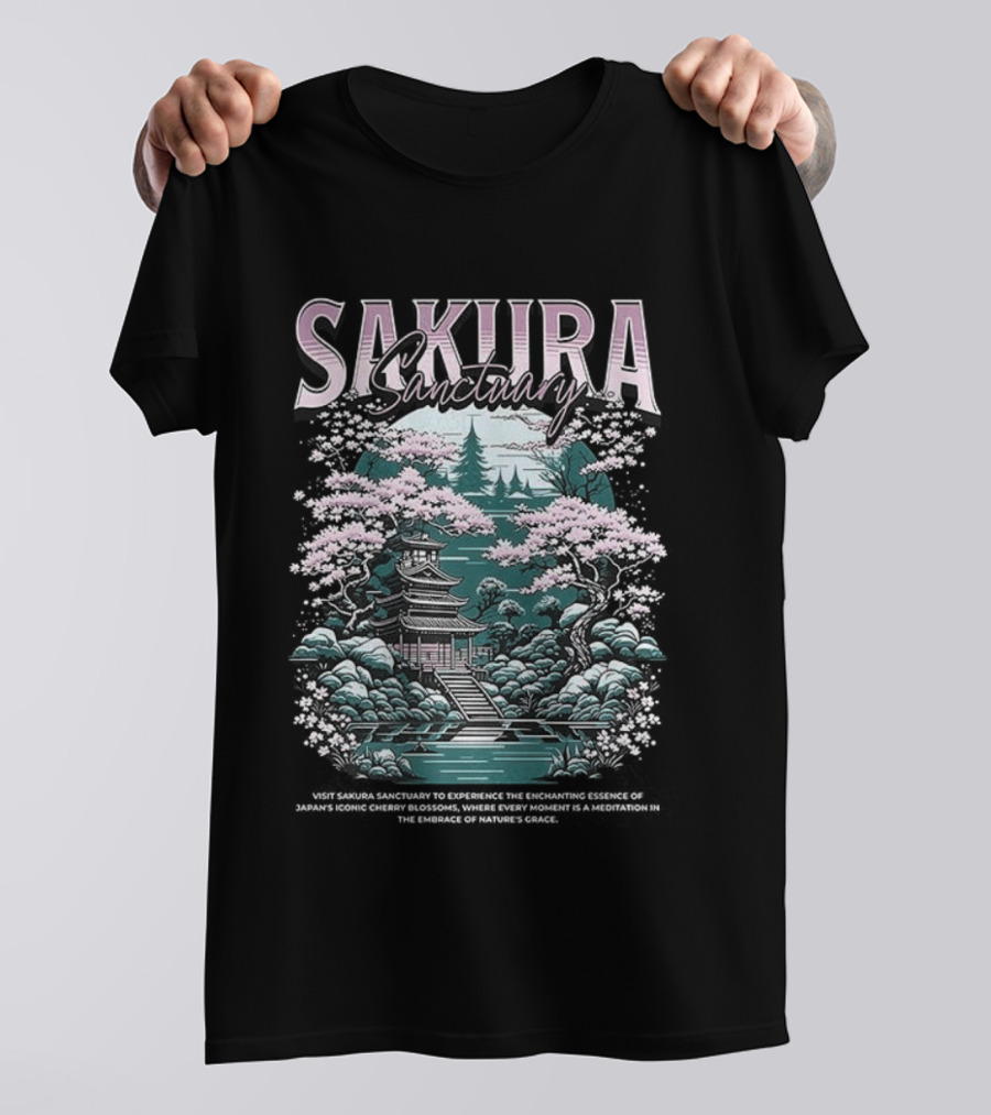 Visit Sakura Sanctuary Experience Nature's Beauty T-Shirt