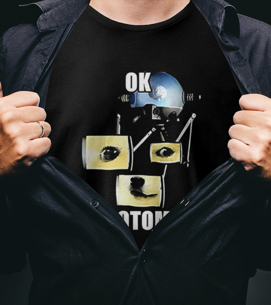 OK Lobotomite Helmet Style Doge Meme Fallout Theme T-Shirt