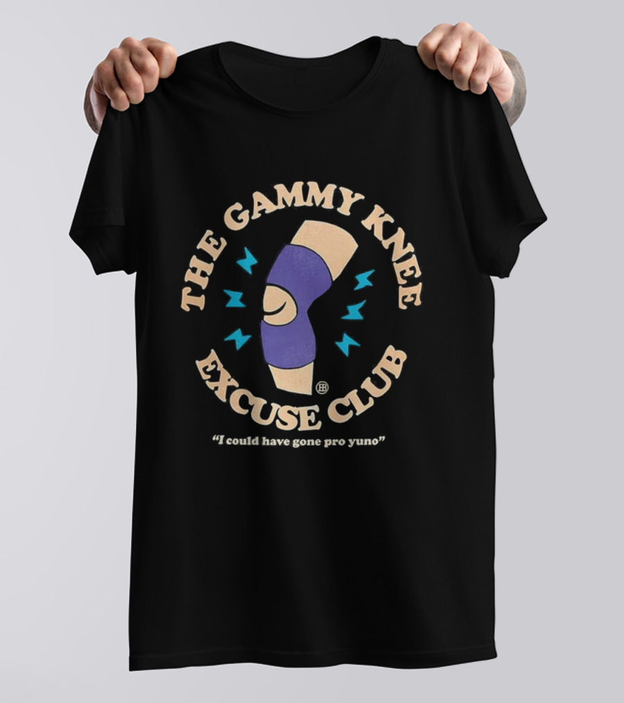 The Gammy Knee Excuse Club I Could Have Gone Pro T-Shirt