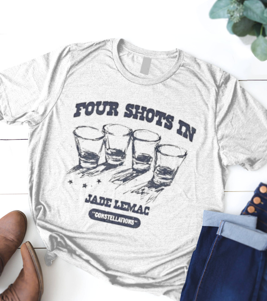 Four Shots In Jade Lemac Constellations T-Shirt