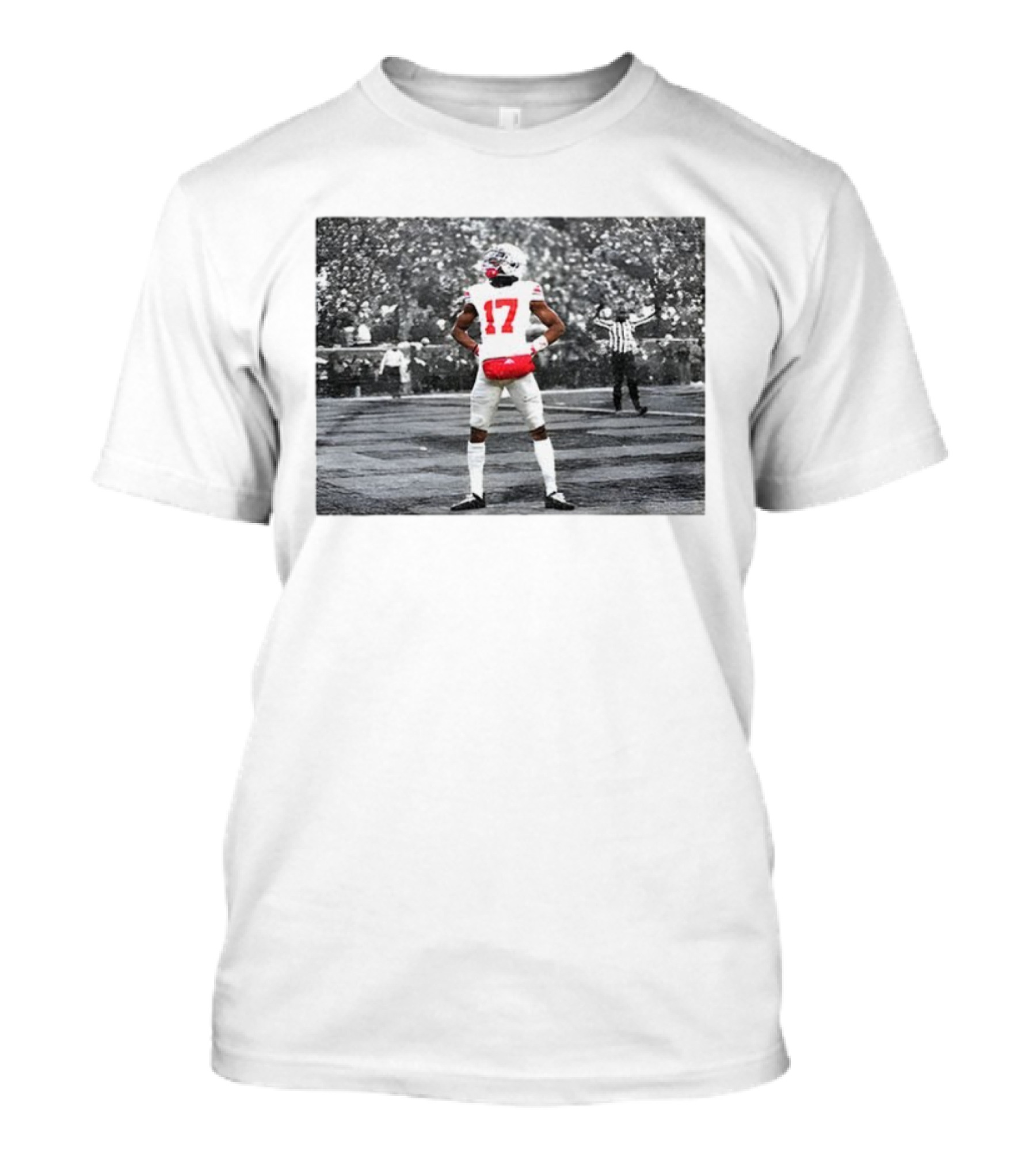 Ohio State Buckeyes Carnell Tate 17 Touchdown Celebration NFL Football 2025 T-Shirt