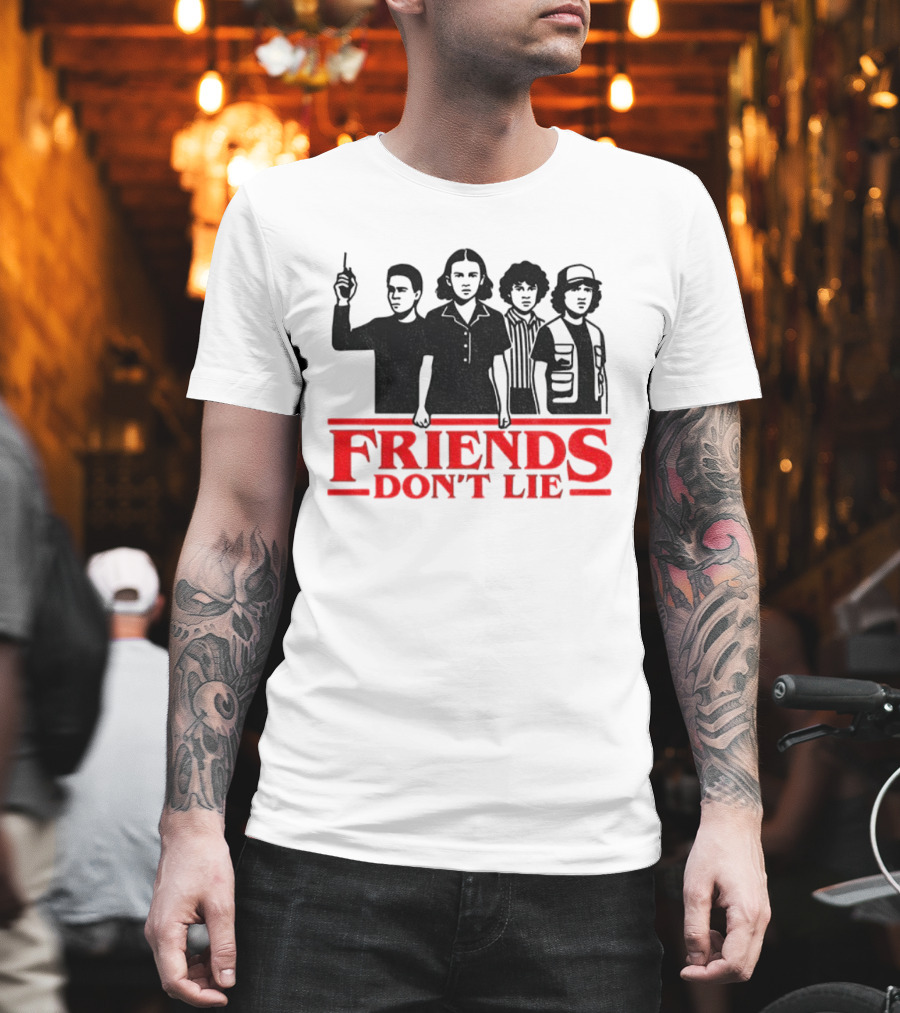 FRIENDS DON'T LIE Stranger Things Silhouettes 2025 T-Shirt