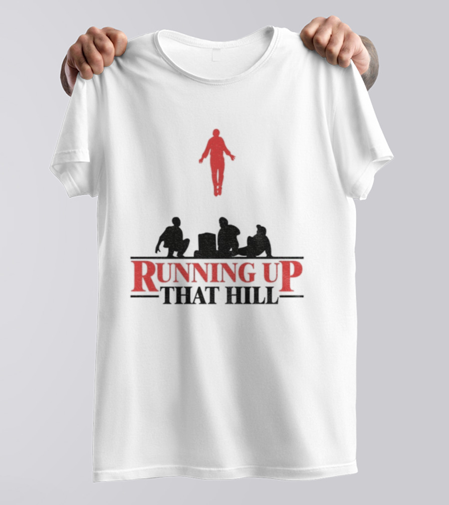 Running Up That Hill Max Mayfield Stranger Things Floating Silhouette T-Shirt