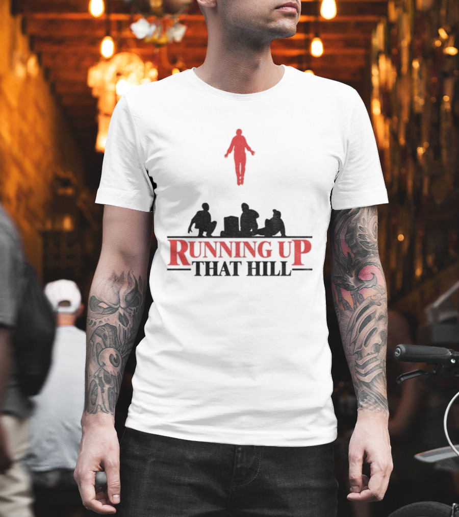 Running Up That Hill Max Mayfield Stranger Things Floating Silhouette T-Shirt