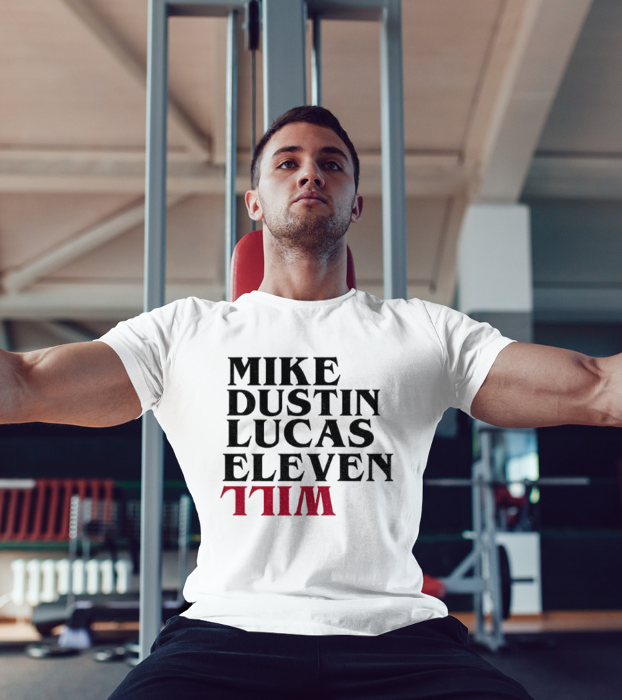 Stranger Things 5 Mike Dustin Lucas Eleven Will T-Shirt