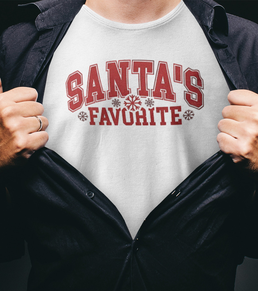 Santa's Favorite Snow Merry Christmas T-Shirt