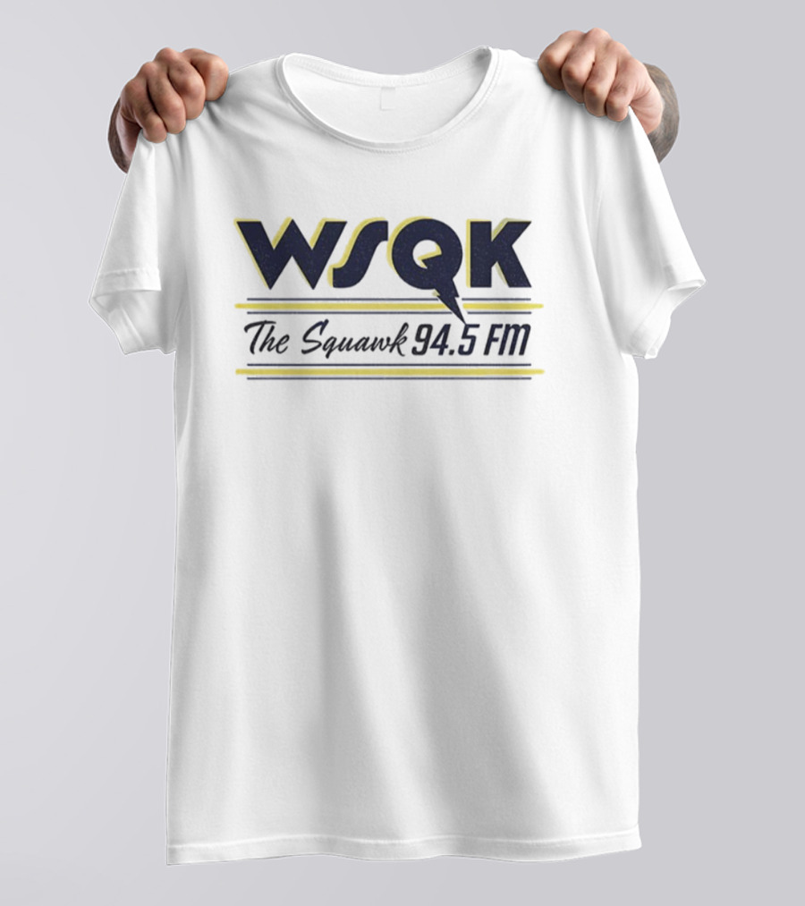 WSQK The Squawk 94.5 FM Stranger Things Edition T-Shirt