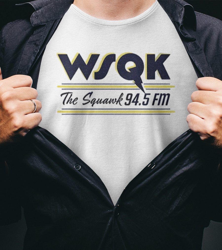 WSQK The Squawk 94.5 FM Stranger Things Edition T-Shirt