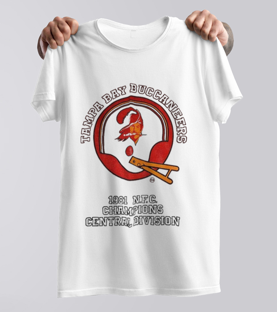 Tampa Bay Buccaneers 1981 NFC Champions Central Division T-Shirt