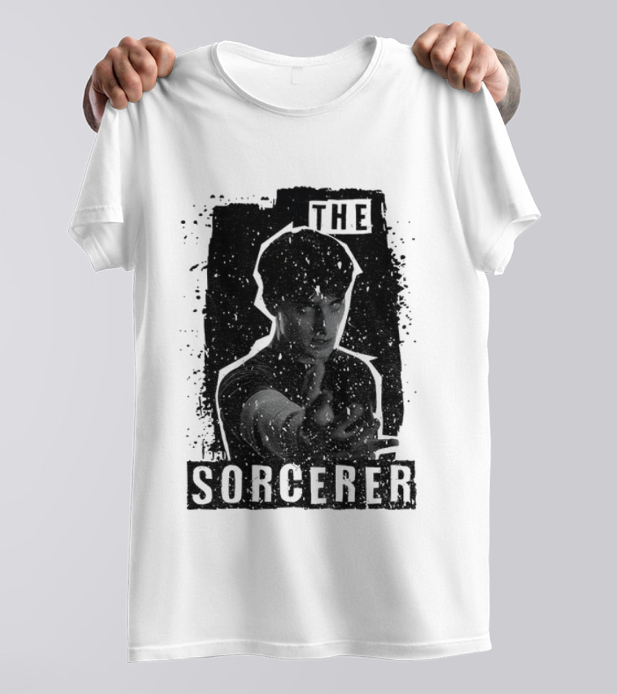 The Sorcerer Black And White Stranger Things Vintage Nostalgia T-Shirt