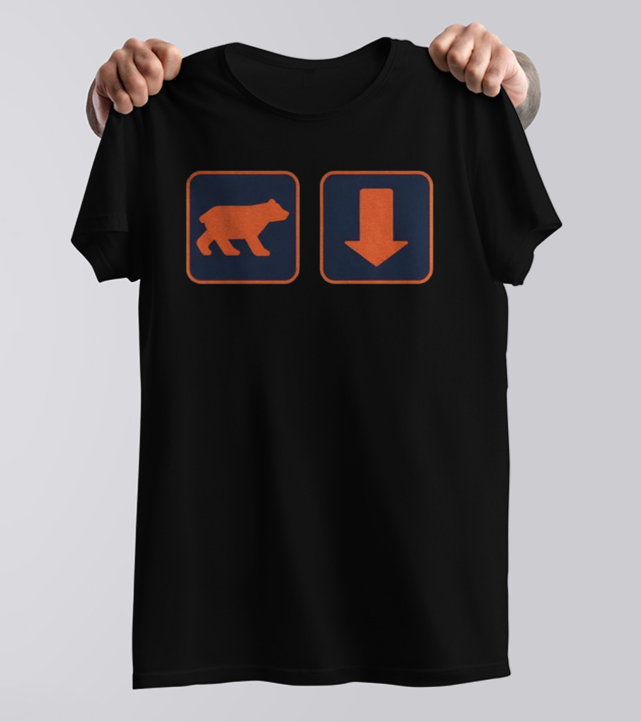 Chicago Bears Bear Down NFL Football 2025 Iconic Bear And Arrow Design T-Shirt