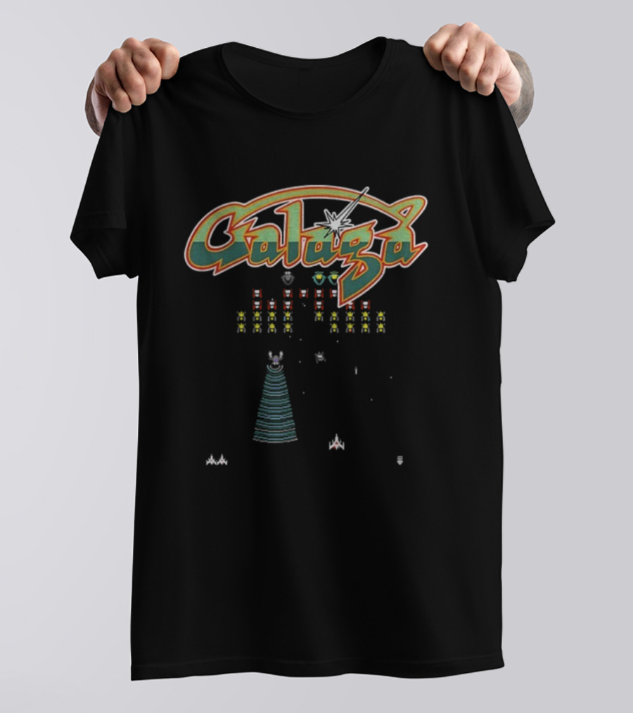 Galaga 1981 Iconic Arcade Shooter Nostalgia T-Shirt