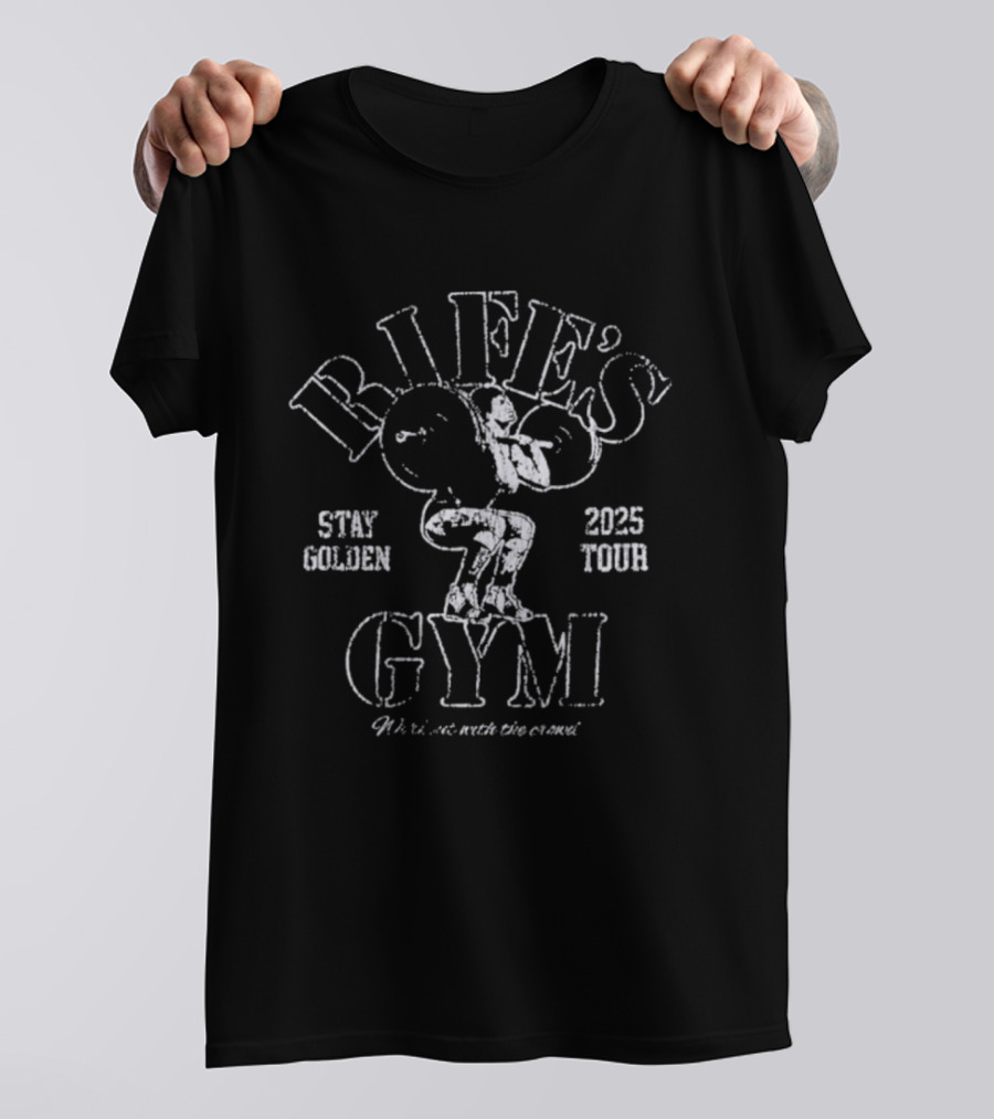 Rife's Gym Stay Golden 2025 Tour Lift Big Matte Rife T-Shirt