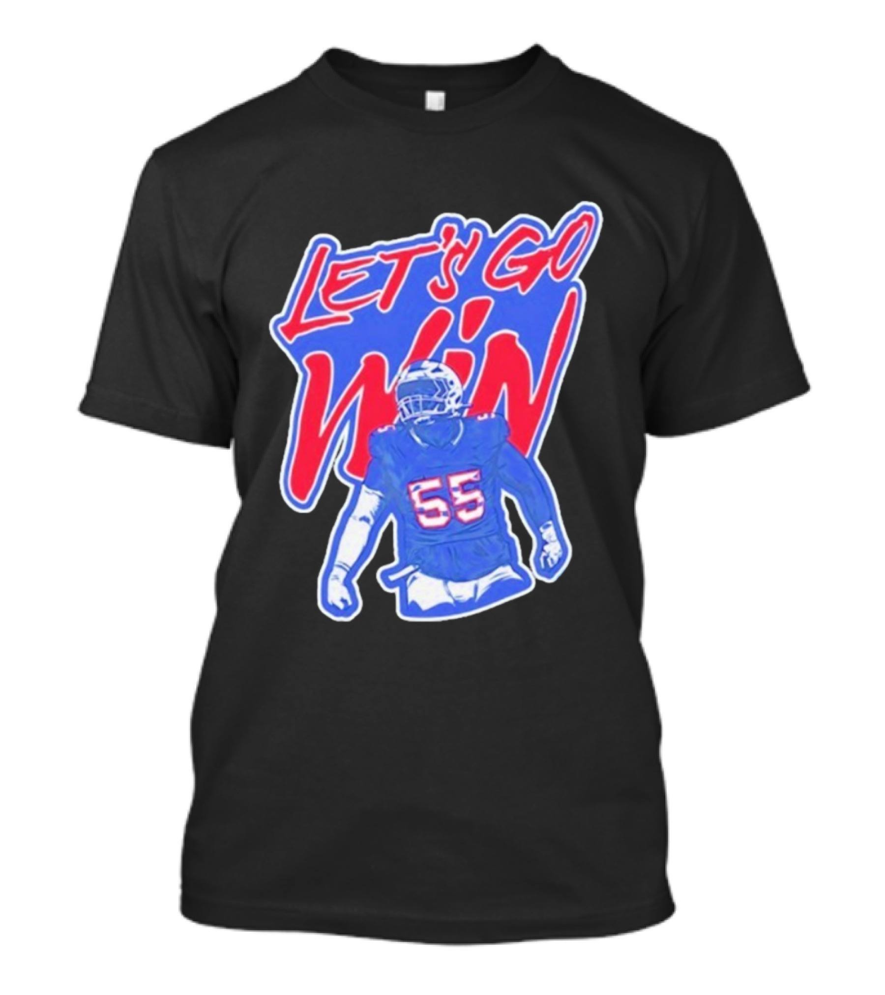 Let's Go Win Buffalo Bills Michael Hoecht 55 T-Shirt