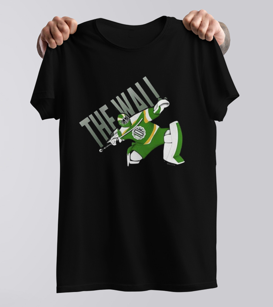 Jesper Wallstedt The Wall Minnesota Wild Goalie T-Shirt