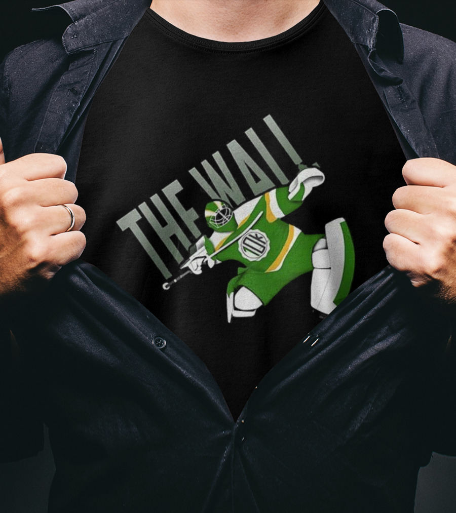 Jesper Wallstedt The Wall Minnesota Wild Goalie T-Shirt