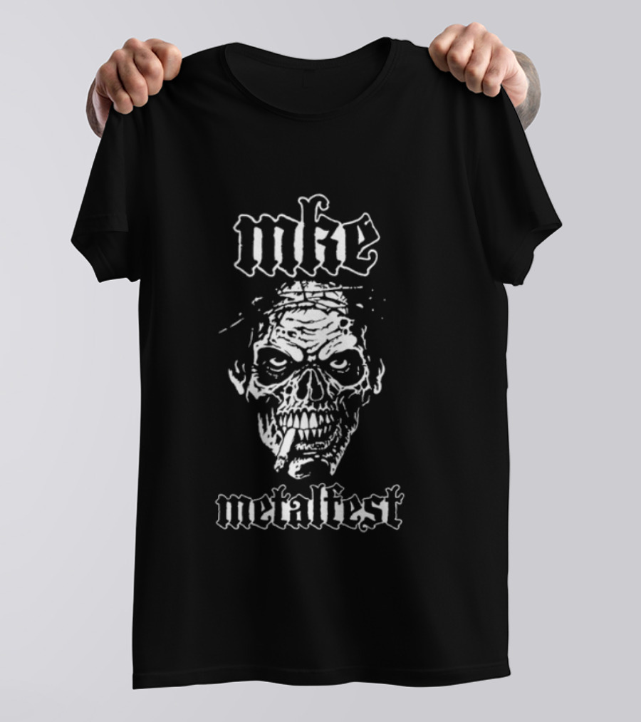 Mke Metalfest 2025 Smoking Mr. Skinless T-Shirt