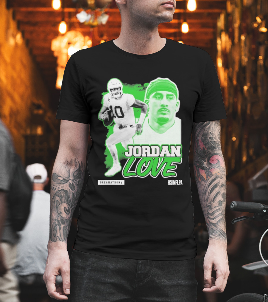 Jordan Love Green Bay Packers Dreamathon NFL Football T-Shirt