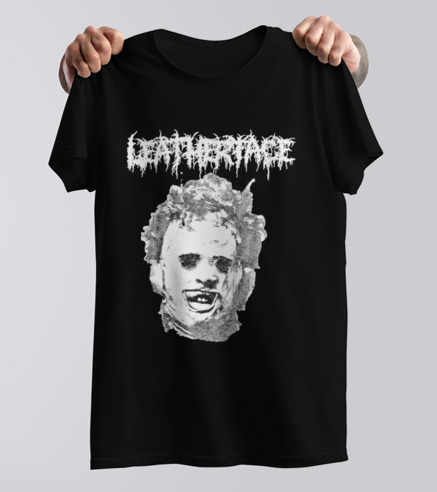 The Texas Chainsaw Massacre Metal Face Horror Icon Classic T-Shirt