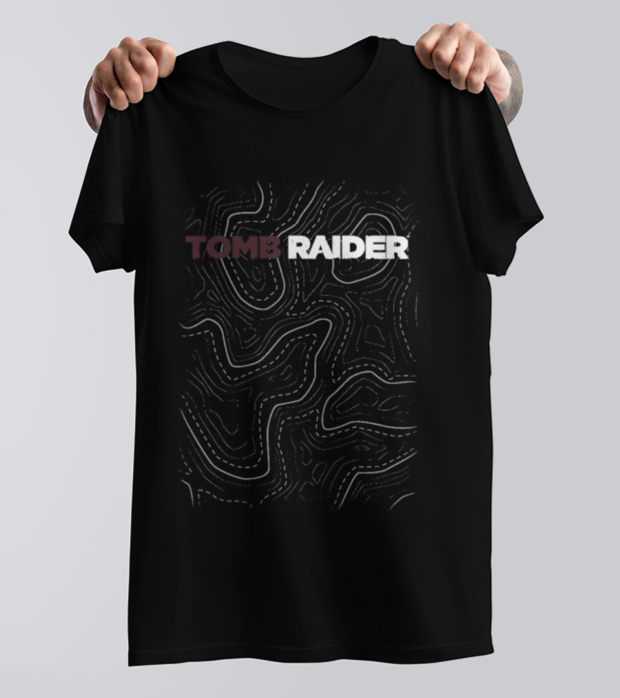 Tomb Raider Map Exploration Adventure T-Shirt