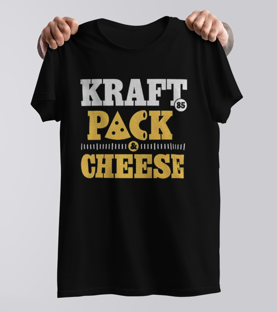 Kraft Pack Cheese NFL Green Bay Packers Tucker Kraft 2025 T-Shirt