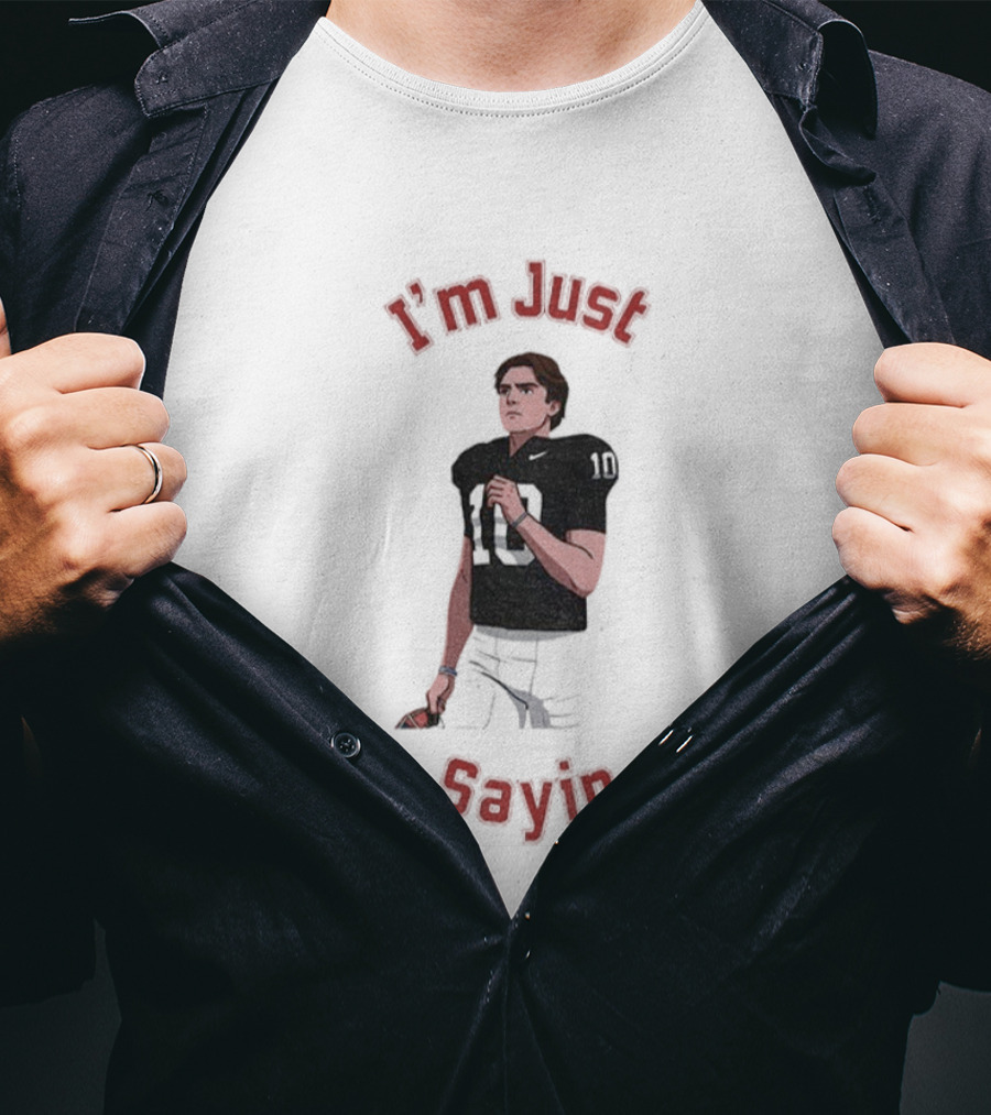 Denzel Burke Ohio State Buckeyes Football I'm Just Sayin T-Shirt