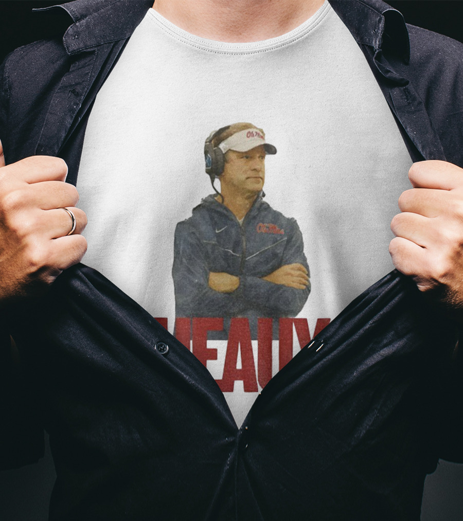 Ole Miss Rebels Lane Kiffin Heaux 2025 Football T-Shirt