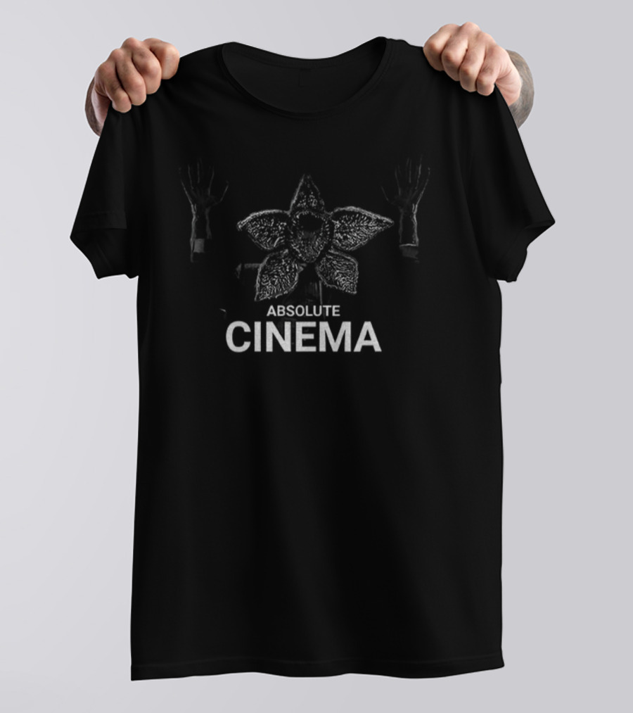 Absolute Cinema Demogorgon Stranger Things Vintage Retro Horror T-Shirt