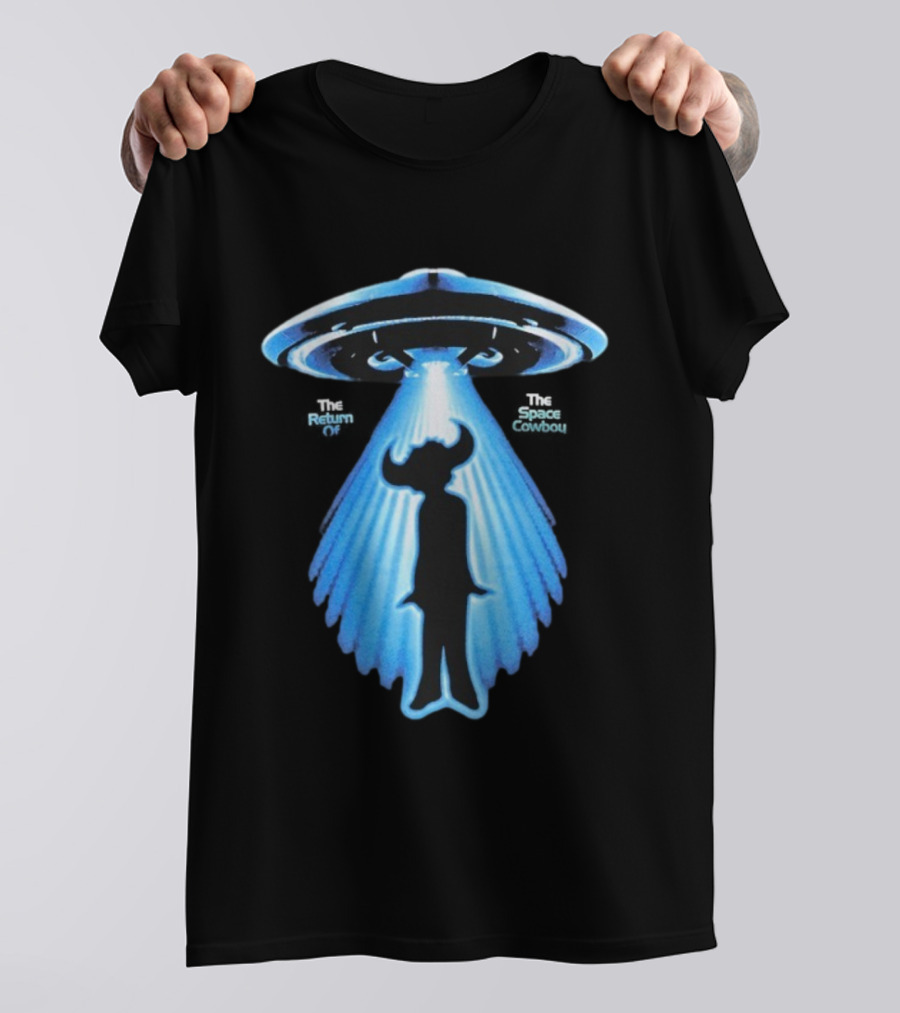 Jamiroquai Space Cowboy Buffalo Man UFO Abduction T-Shirt
