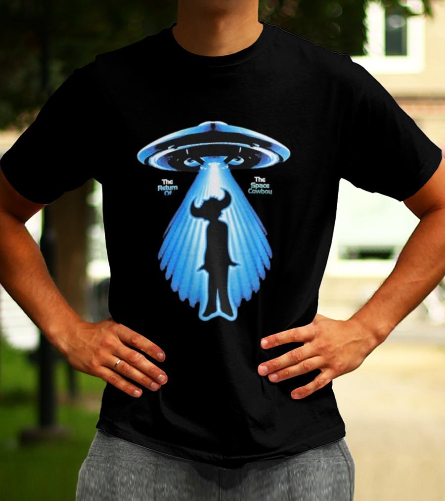 Jamiroquai Space Cowboy Buffalo Man UFO Abduction T-Shirt