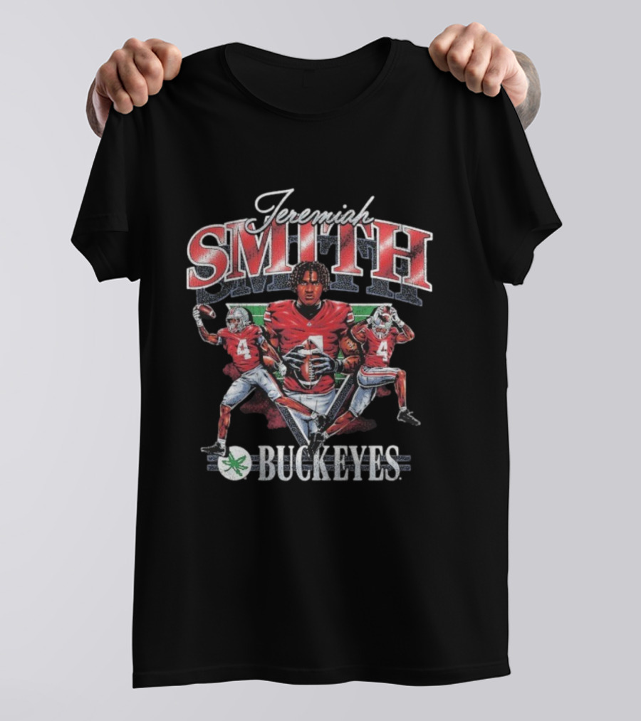 Jeremiah Smith Buckeyes Football Ohio State #4 T-Shirt