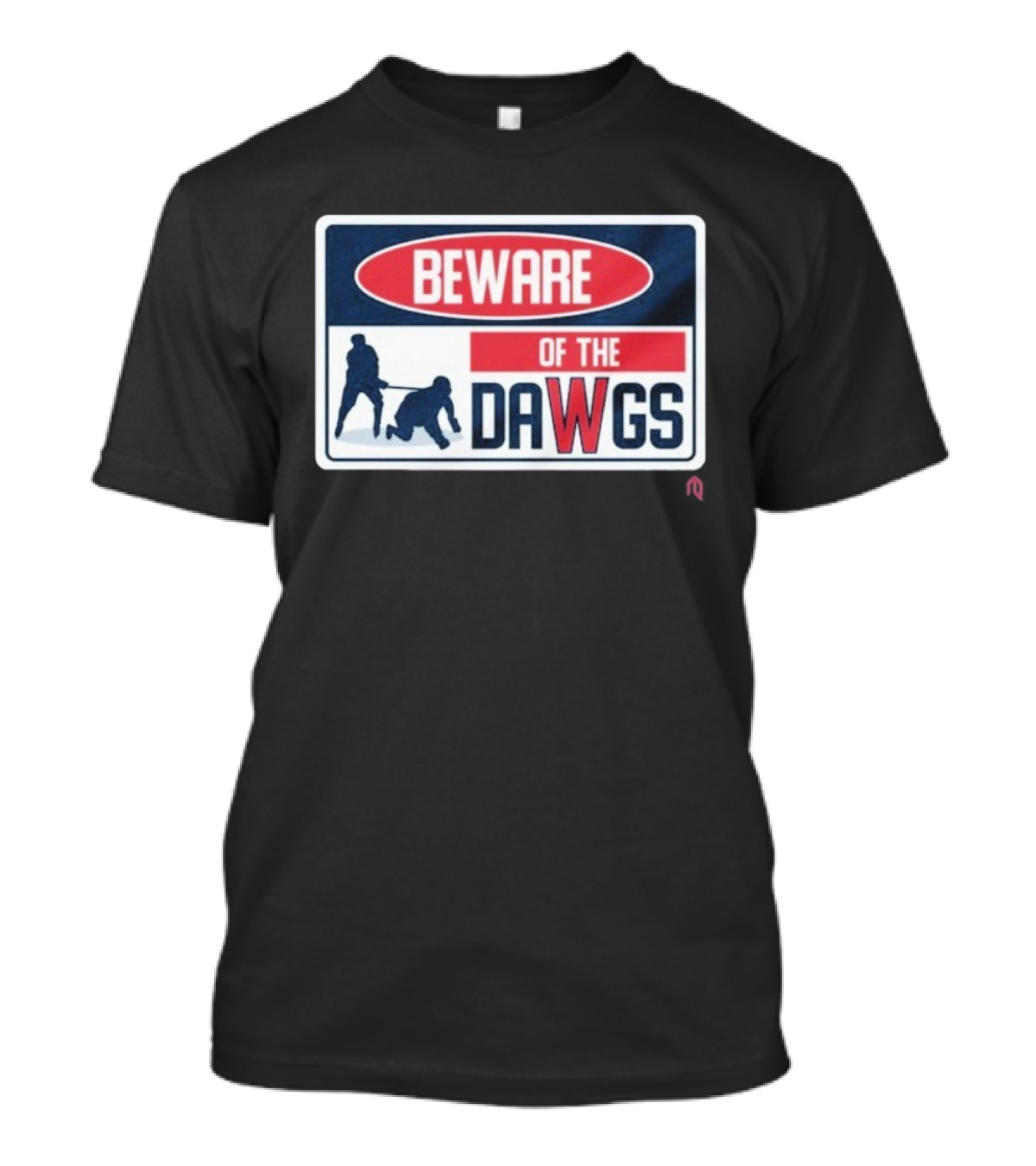 Beware Of The Dawgs Hockey Players Washington Capitals T-Shirt