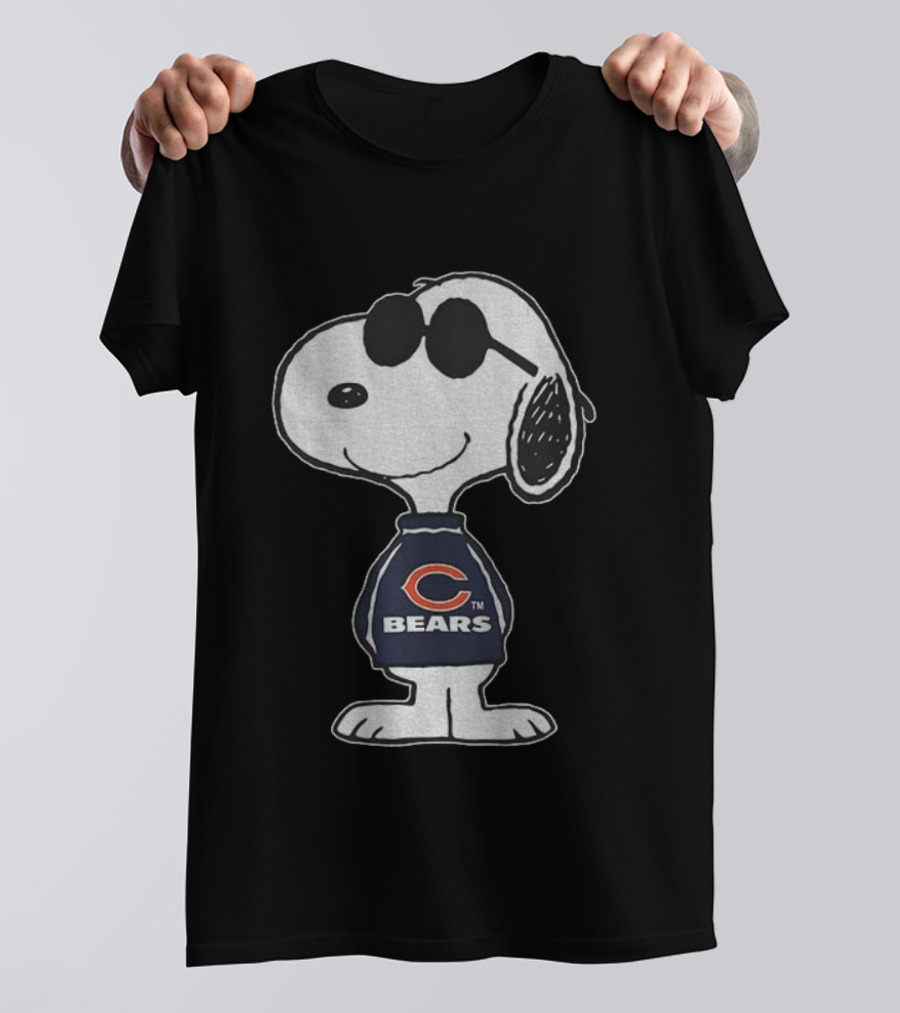 Peanut Snoopy Chicago Bears Football NFL 2025 T-Shirt