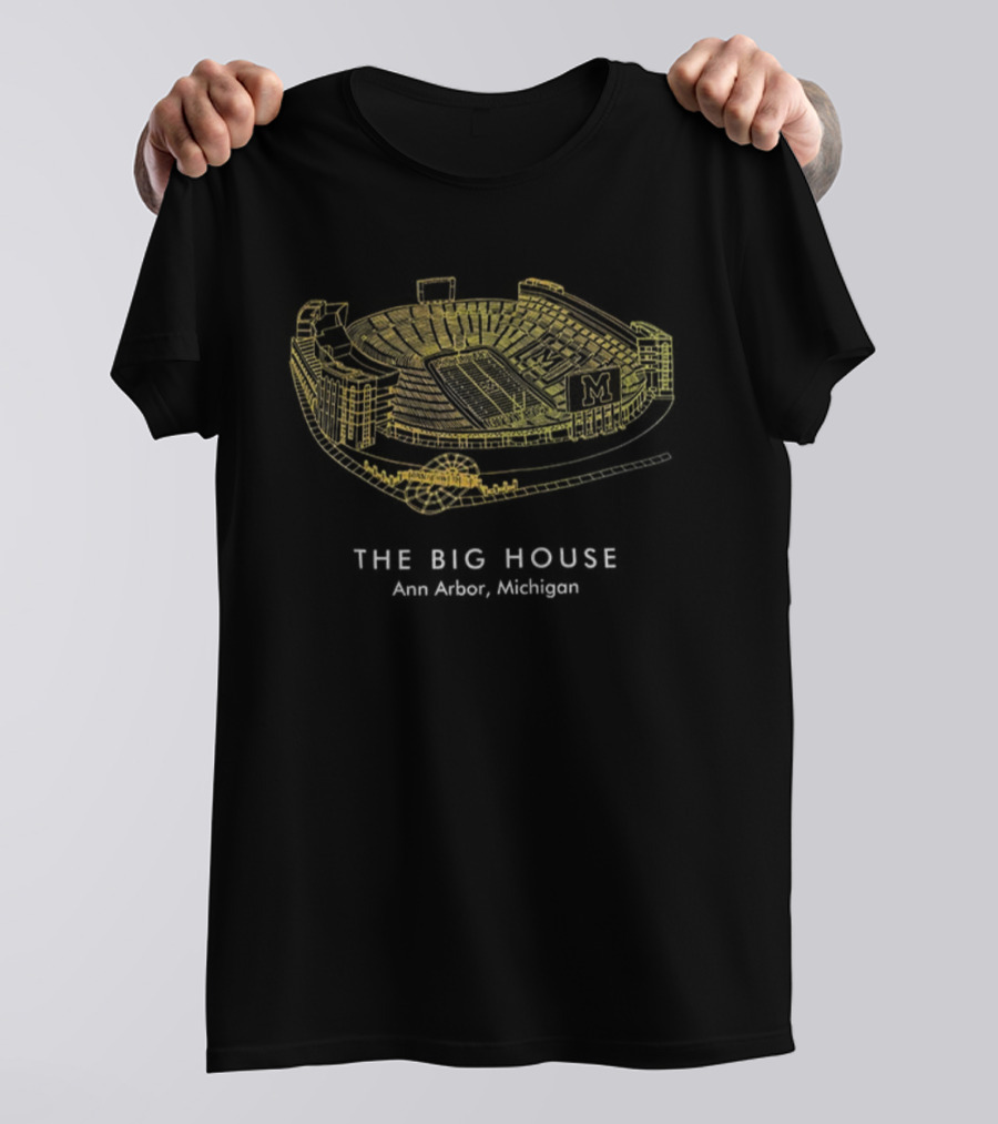 The Big House Ann Arbor Michigan Stadium Michigan Wolverines T-Shirt
