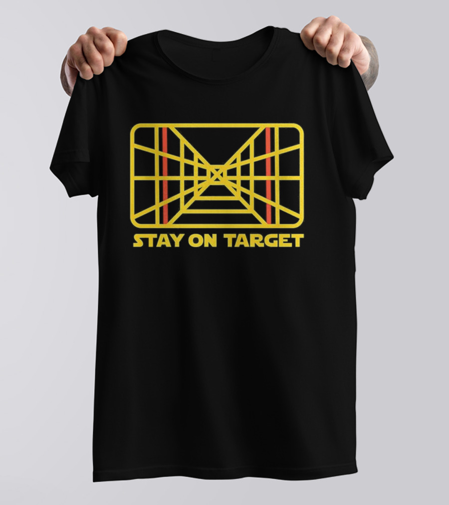 Star Wars Stay On Target Classic Trench Run Grid Graphic T-Shirt