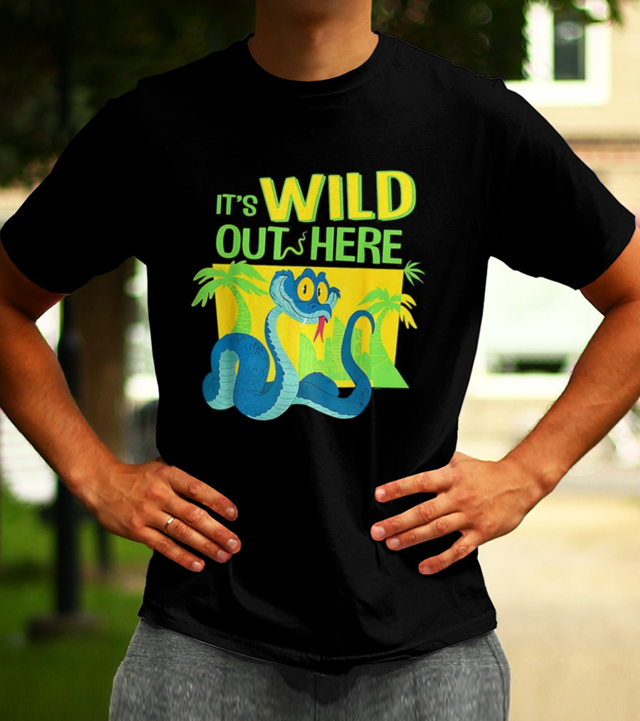 Zootopia 2 It's Wild Out Here Gary De’Snake Jungle Scene T-Shirt