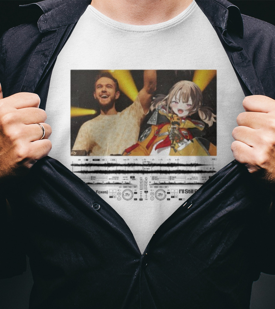 Gigi Murin X Clarity Zedd I’ll Be Here Collaboration Featuring Anime Character T-Shirt
