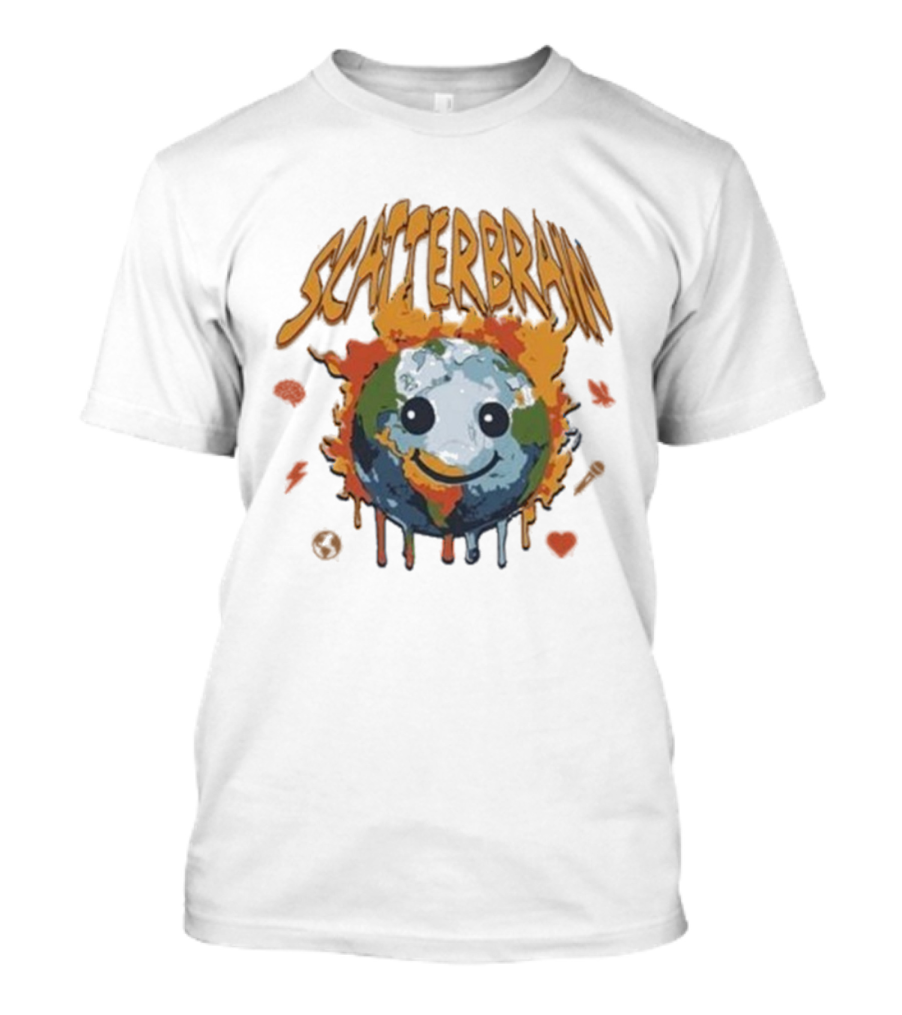 ScatterBrain Smiling Earthburst T-Shirt