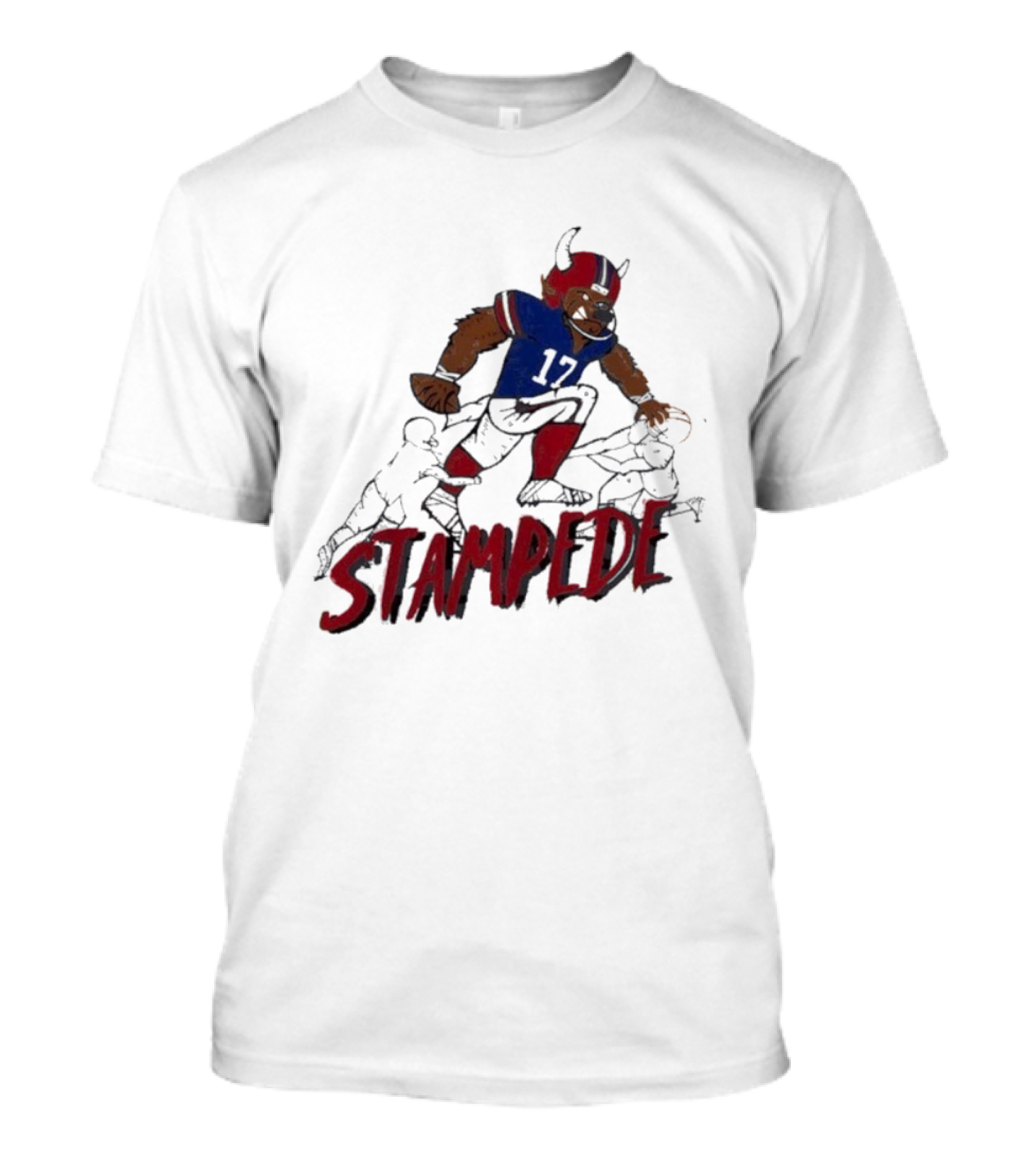 Stampede 17 Buffalo Bills Mascot Josh Allen T-Shirt