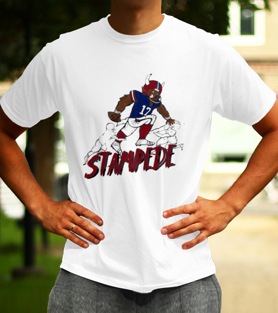 Stampede 17 Buffalo Bills Mascot Josh Allen T-Shirt