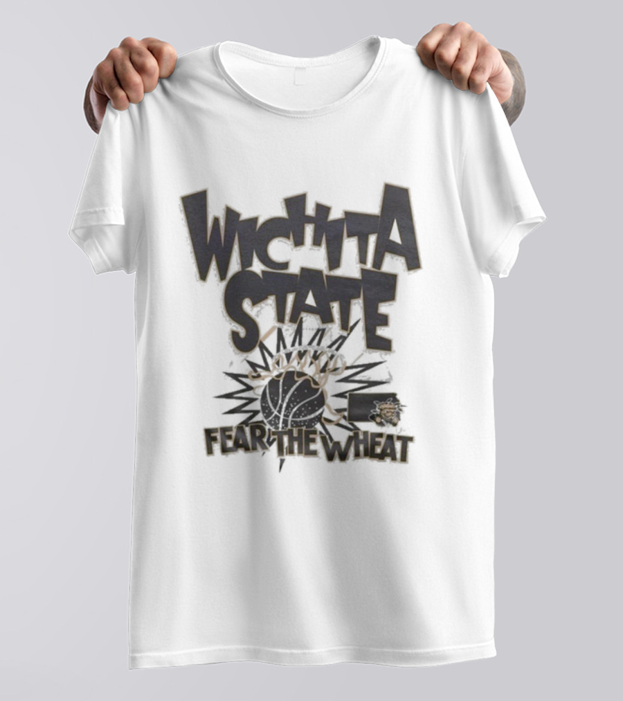 Wichita State Shockers Fear The Wheat Slam Basketball T-Shirt