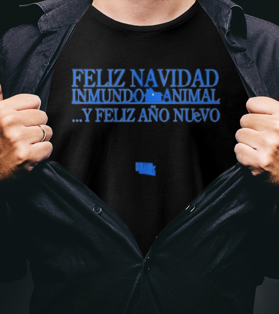 Feliz Navidad Inmundo Animal Y Feliz Año Nuevo Merry Christmas T-Shirt