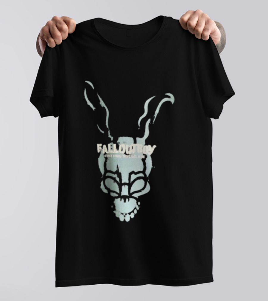 Frank Donnie Darko Fallout Boy Every Living Creature Dies Alone T-Shirt