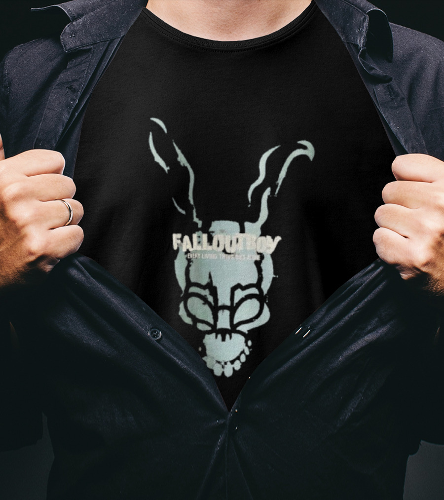 Frank Donnie Darko Fallout Boy Every Living Creature Dies Alone T-Shirt
