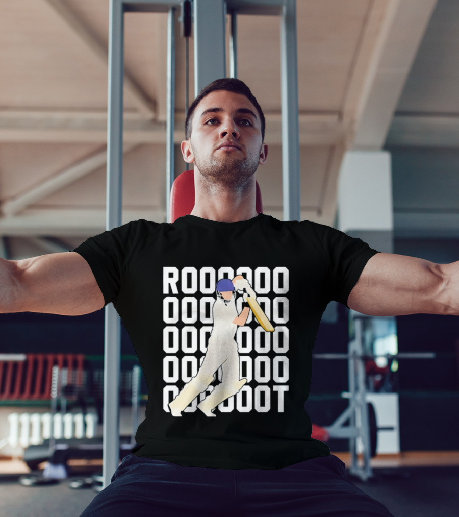 Joe Root Cricket Player ROOOOOT Batting Legend T-Shirt